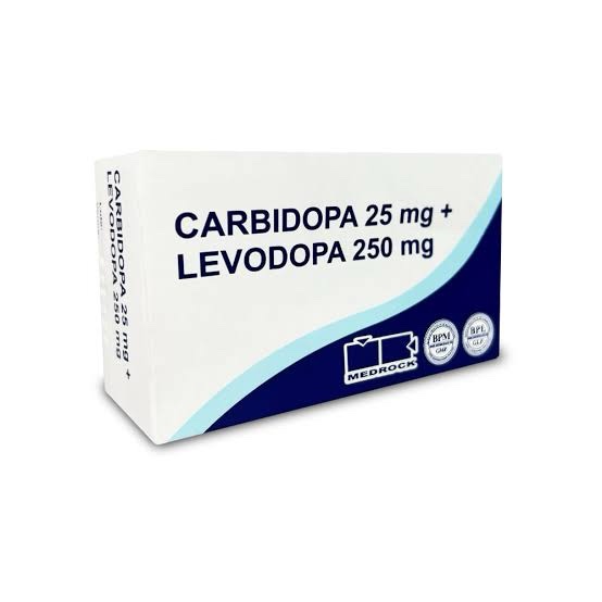 Carbidopa 25 mg + Levodopa 250mg